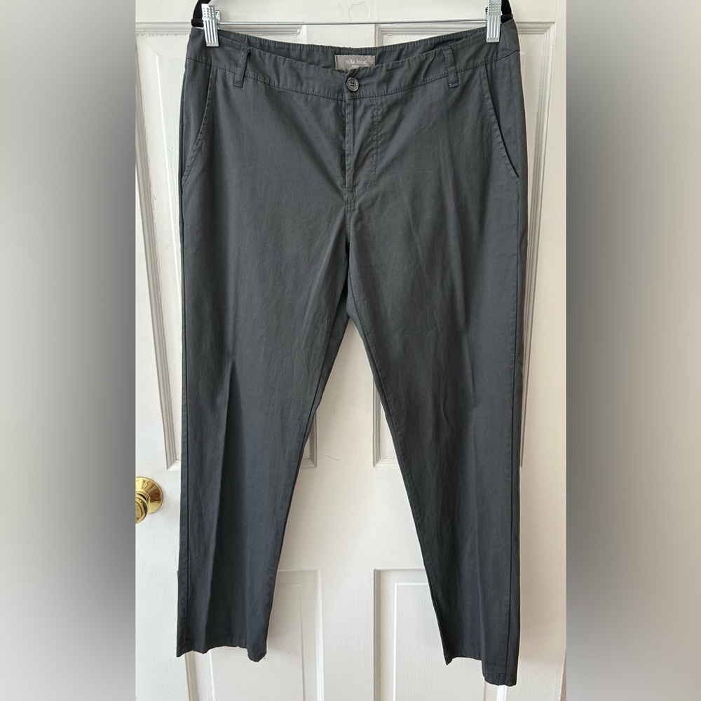 Nina Loca Made in Italy Men’s Pants Size XL Straight Leg Lightweight Gray Blue